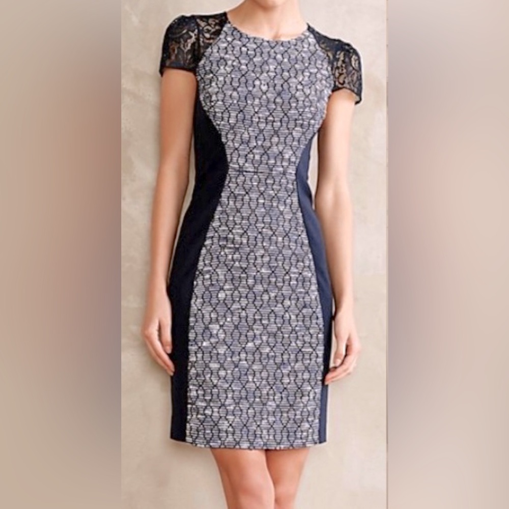 Anthropologie Moulinette Soeurs Tweed Dress